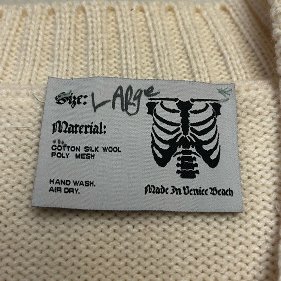 Angels Hand Printed Cable Knit Vest - Picture 11 of 14